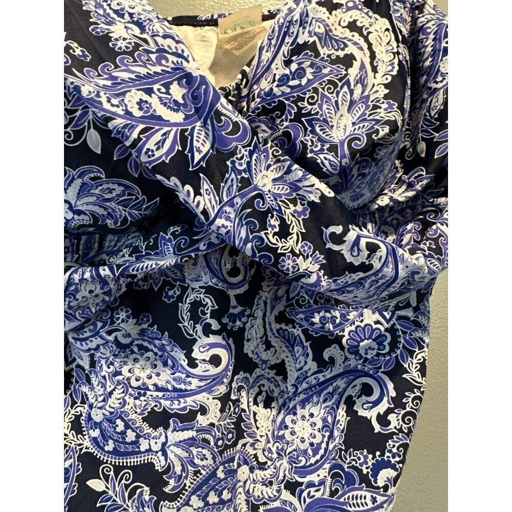 Paisley Willow Printed Tankini Swim Top Size 14 beach vacation cruise - Picture 2 of 6